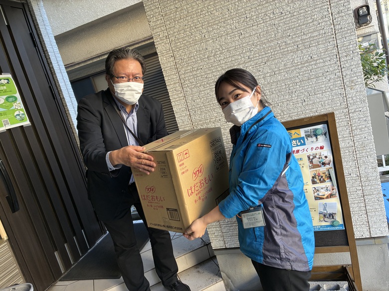 年越し希望のひろばへの物資提供